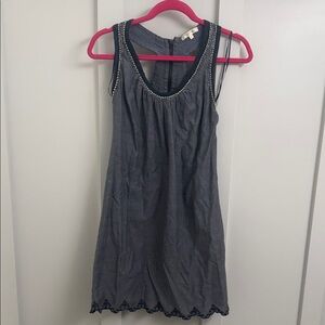 Matty M Charcoal Gray Embellished Mini Dress
